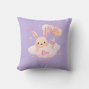 Little Boo Pink Halloween Baby shower Kussen