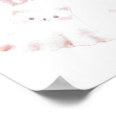 Little Boo Schattige Ghost Halloween Baby Girl Sho Poster (Hoek)