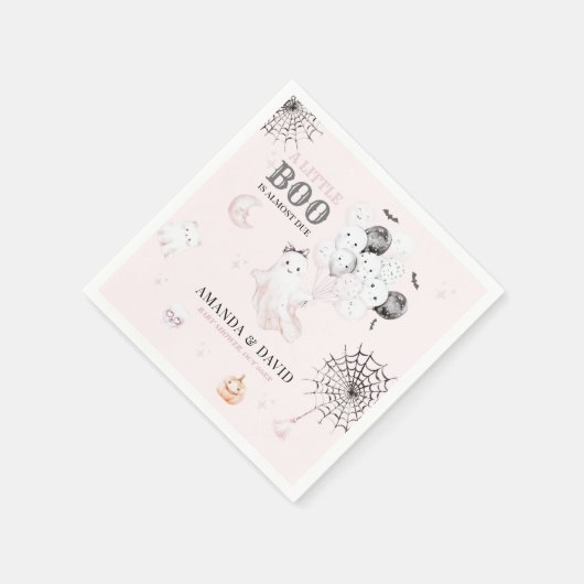 Little Boo Schattige Ghost Halloween Baby Girl Sho Servet (Hoek)