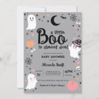 Little Boo Schattige Ghost Halloween Roze Baby sho
