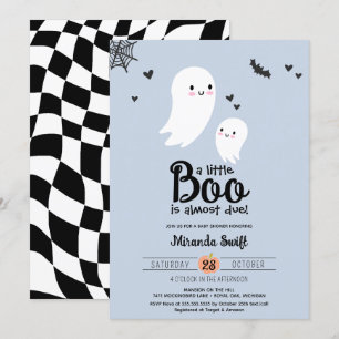 Little Boo Schattige Mama Baby Ghost Halloween Sho Kaart