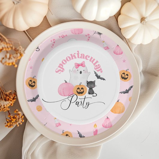 Little Boo Spooktacular verjaardagsfeestje Papieren Bordje