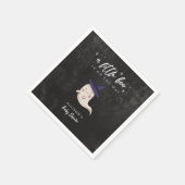 Little Boo Witch Ghost Baby shower Servet (Hoek)
