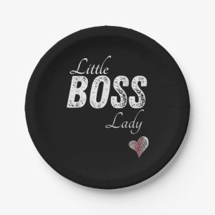 Little Boss Lady Baby Kinderen Peuter Girl Short Papieren Bordje