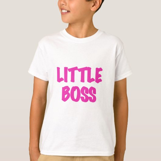 Little Boss - roze Tshirts and Gifts (Voorkant)