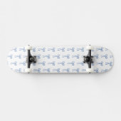 Little Bow Blue Skateboard (Horizontaal)