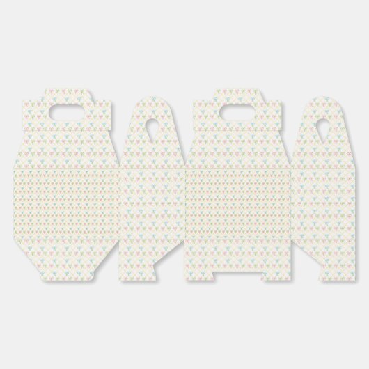 Little bows seamless pattern bedankdoosjes (Ongevouwen)