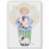 Little Boy Angel Sticker (Voorkant)