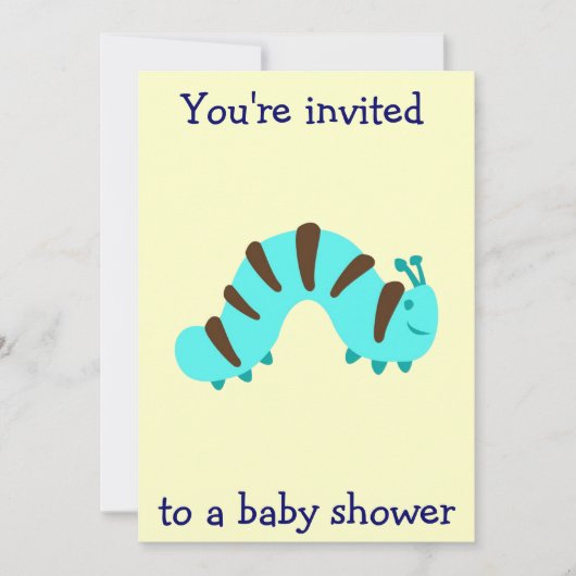Little Boy Baby shower Kaart (Voorkant)