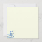 Little Boy beroemd gemaakt door Rocking Horse Anti Kaart (Achterkant)