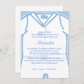 Little Boy Blue Christening Uitnodigingen (Voorkant / Achterkant)