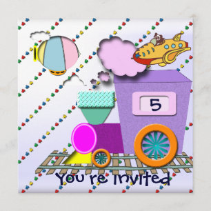 Little Boy Invitation Kaart