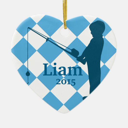 Little Boys Gone Gevist Keramisch Ornament (Voorkant)