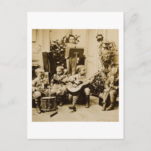 Little Boys Orchestra - Stereoview Briefkaart (Voorkant)