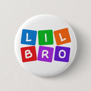 Little Bro-toets Ronde Button 5,7 Cm