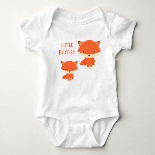 Little Brother Foxes Romper (Voorkant)