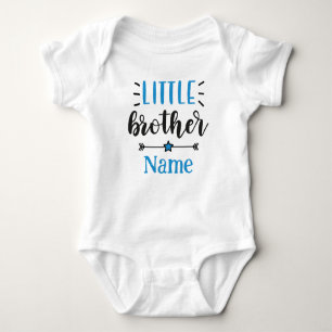 Little Brother gepersonaliseerde naam Schattige Romper