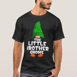 Little Brother Gnome Matching Family Group Christm T-shirt