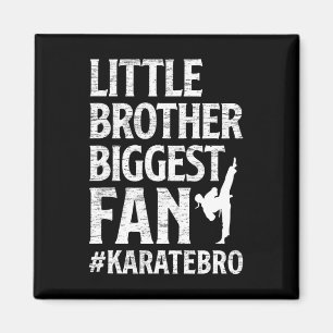 Little Brother Grootste Fan Karate Broer Trots Kar Magneet