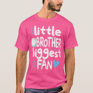 Little Brother Grootste Fan Trotse Volleybal Broer T-shirt