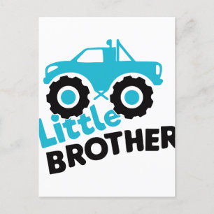 Little Brother Monster Truck Briefkaart