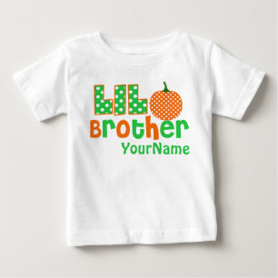 Little Brother Pumpkin gepersonaliseerd Shirt
