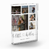 Little Brother Script Brother Gift Photo Collage Fotoblokken (Links)