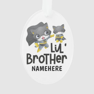 Little Brother Superhero Chat Nom personnalisé