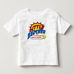 Little Brother Superhero Custom Kinder Shirts