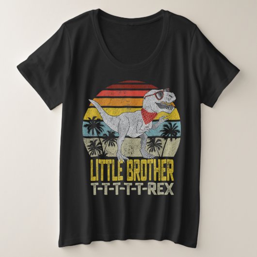 Little BrotherSaurus T-Rex Dinosaur Fête des pères (Design devant)