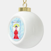 "Little Brown Glitter Angel"-engelengel ornament (Rechts)