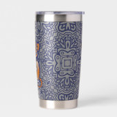 Little Brown Mouse Geïsoleerde Drinkbeker (Links)