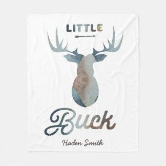 Little Buck Fleece Blanket Deken