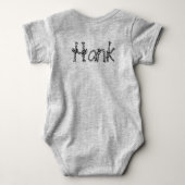 Little Buckaroo, Longhorn Steer Romper (Achterkant)