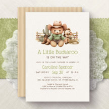 Little Buckaroo Westerse Geslachtsneutrale Baby Sh