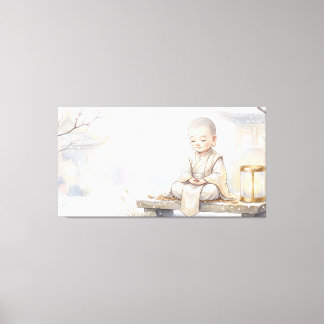Little Buddha Canvas Afdruk