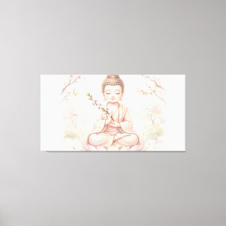 Little Buddha Canvas Afdruk