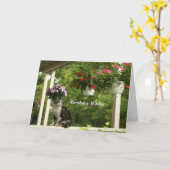 Little Buddy Custom Wenskaart Kaart (Gele Bloem)