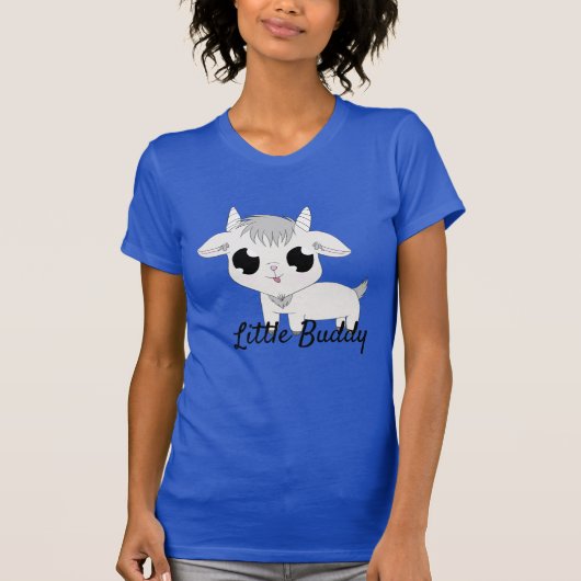 Little Buddy Tshirt - Blue (Voorkant)