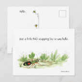 Little bug Briefkaart (Voorkant / Achterkant)