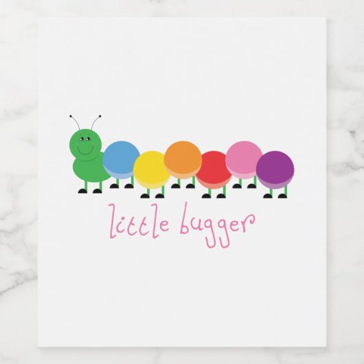 Little Bugger Caterstyle Wijn Etiket (Enkel label)