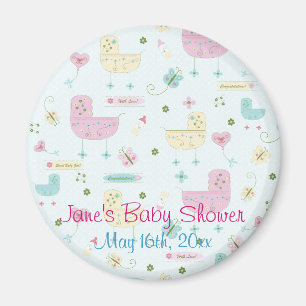 Little Buggy Baby shower Magnet Magneet