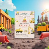 Little Builder Construction Party Invitation