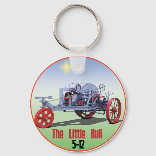 Little Bull Tractor Sleutelhanger (Voorkant)