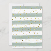 Little Bundle of Joy Baby shower Invitation Kaart (Achterkant)