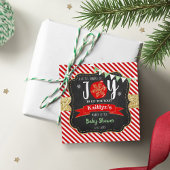 "Little Bundle of Joy" kerstBaby shower Bedankjes Labels