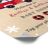 Little Bundle of Joy | KerstBaby shower Poster (Hoek)