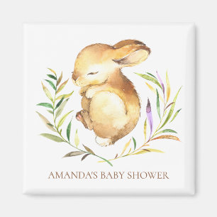 Little Bunny Baby shower Favor Magnet Magneet