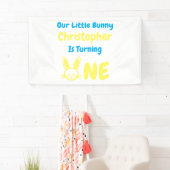 Little Bunny Boy 1st Birthday Spandoek (Insitu)