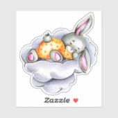 Little Bunny Cute Animal Sticker (Vel)